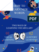 How To Learn New Words