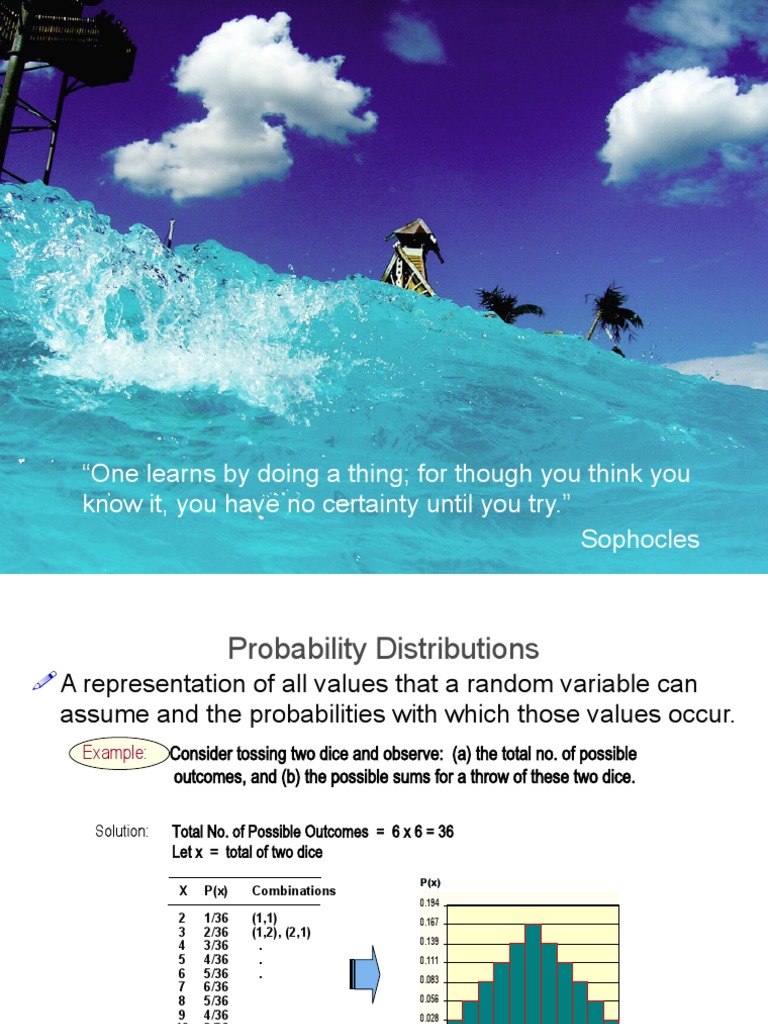 ST1 Lesson4 Probability Distribution | PDF | Probability Distribution