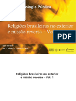 091 - Religiões Brasileiras No Exterior e Missão Reversa - Vol. 1
