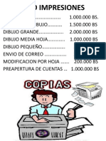 Lista de Precios