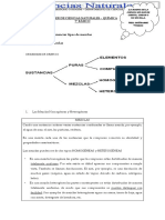 Taller de Ciencias Naturales - Tipos de Mezclas