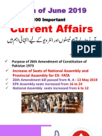 100 Important Current Affairs Month of June 2019-1