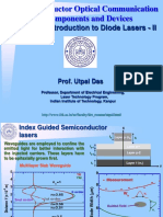 Semiconductor Optical Communication Components and Devices: Lecture 19: Introduction To Diode Lasers - II