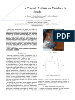 Análisis control circuito RLC estado
