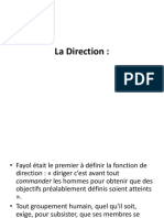 5- La Direction