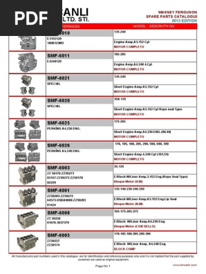 Massey Ferguson Catalogue 2013