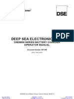Deep Sea Electronics PLC: Dse9000 Series Battery Charger Operator Manual