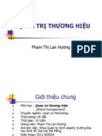 Quản Trị Thương Hiệu - Phạm Thị Hương Lan