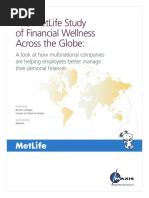 The Met-Life Study of Financial Wellness Across The World