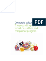 Corporate Culture:: The Second Ingredient in A World-Class Ethics and Compliance Program