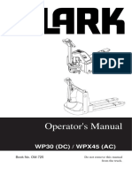Operator's Manual: WP30 (DC) / WPX45 (AC)