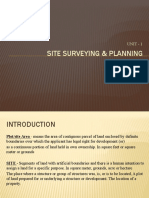 Site Surveying & Planning: Unit - 1