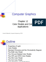 Computer Graphics: Color Models and Color Applications
