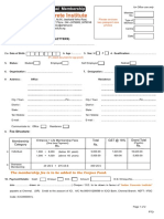 ICI Application form