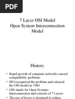 7 Layer OSI Model Open System Interconnection Model