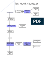 Identifying Anions Flowchart