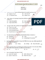 RRC: Group D Exam 2013 Question Paper With Key (Held On 17.11.2013