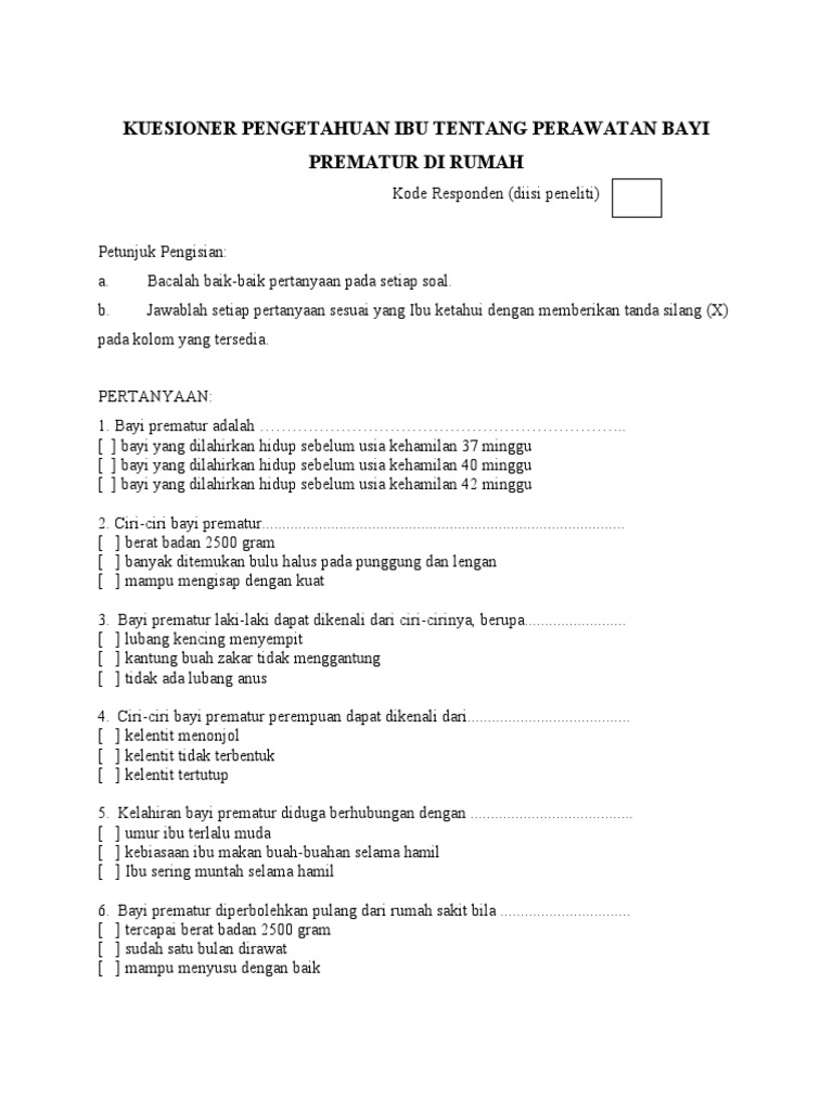Soal Pre Test Dan Post Test Pdf