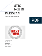 Domestic Violence in Pakistan: Forensic Psychology