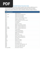 sap t codes