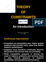 Theory of Constraints ( TOC )-1