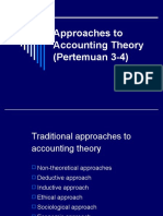 Approaches To Accounting Theory Pertemuan 3-4