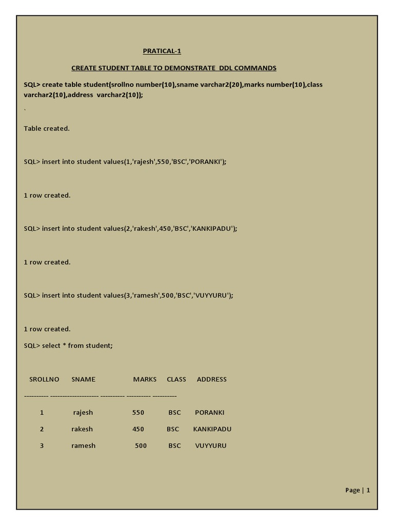 DB Bba | PDF | Relational Database | Table (Database)