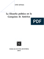 Zavala Silvio - La Filosofia Politica en La Conquista de America