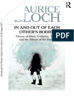 In and Out of Each Bodies Theory of the Mind, Evolution, Truth, And the Nature of the Social by Maurice Bloch (Z-lib.org) (1)