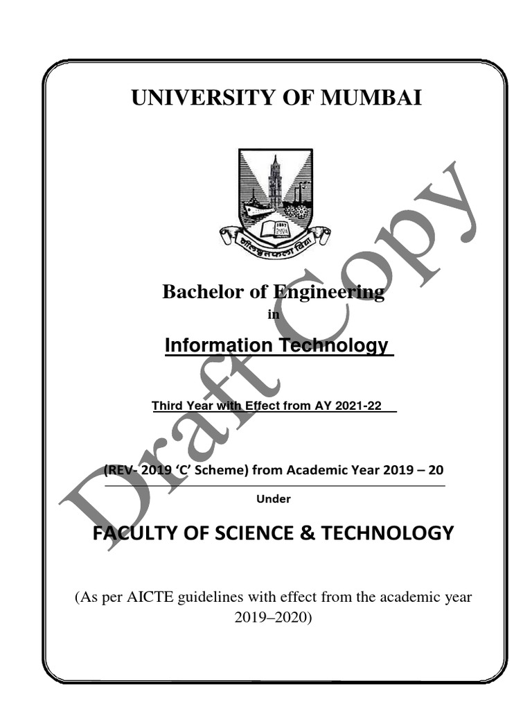 TE Information Technology R2019 'C' Syllabus 1 PDF Entrepreneurship