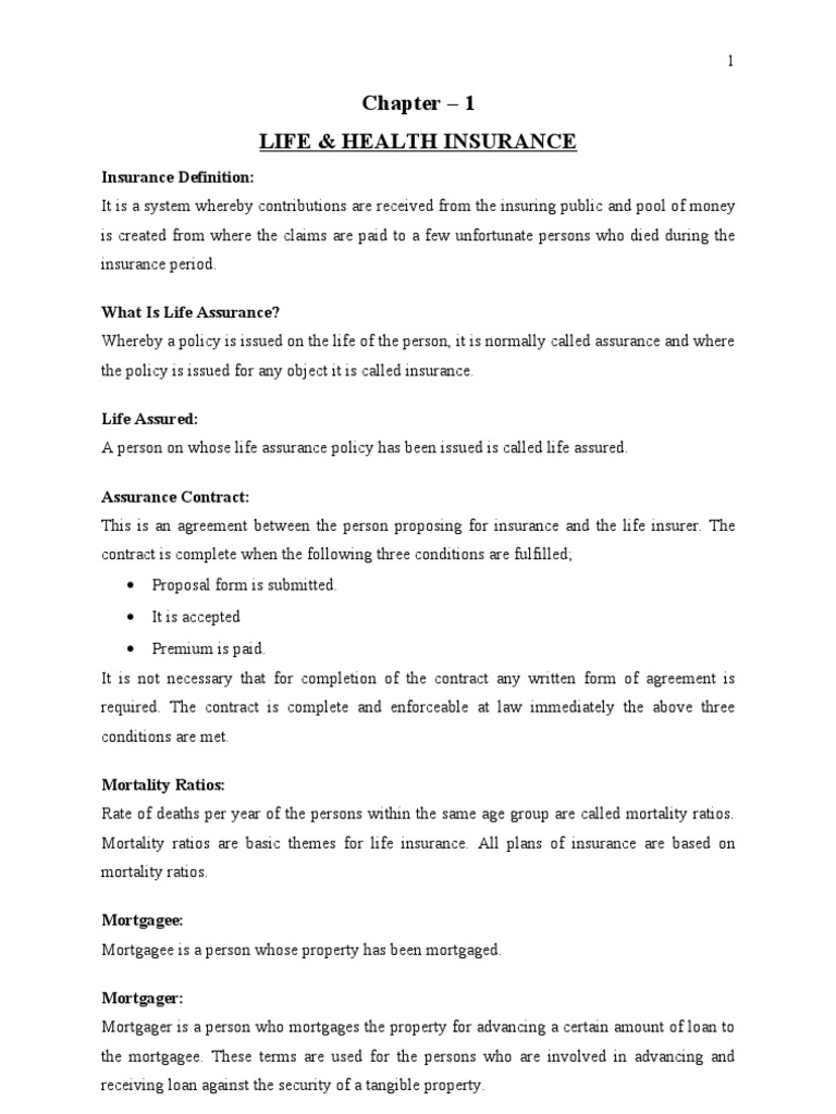 Life Insurance Notes | PDF | Life Insurance | Insurance
