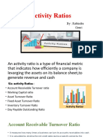 Activity Ratios: By: Rabindra Gouri