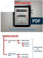 Energy Meters: MRT Division, Hescom Belagavi