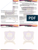 Official Withdrawal Request Form Official Withdrawal Request Form