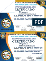 Certificados de Monitoreo Ambiental