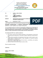 BES - Designation Order - Gulayan Sa Paaralan Program Coor