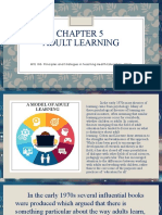 MTE 105 - Chapter 5 - Adult Learning PDF