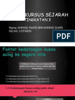 Kerja Kursus Sejarah Form 3