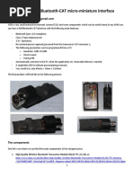 Yaesu FT-8x7 DIY Bluetooth-CAT Micro-Miniature Interface