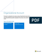 Create An Organizational Account: Topics in This Guide Include