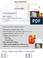ILP-Architectures Part III