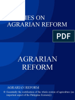 Policies On Agrarian Reform