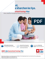 HDFC Life Guaranteed Savings Plan - Brochure - Retail
