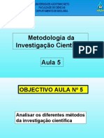 Aula-5 Métodos Da Investigação Cient