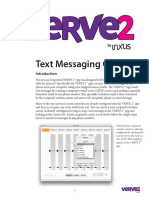 VERVE2 Advanced Text Messaging Guide