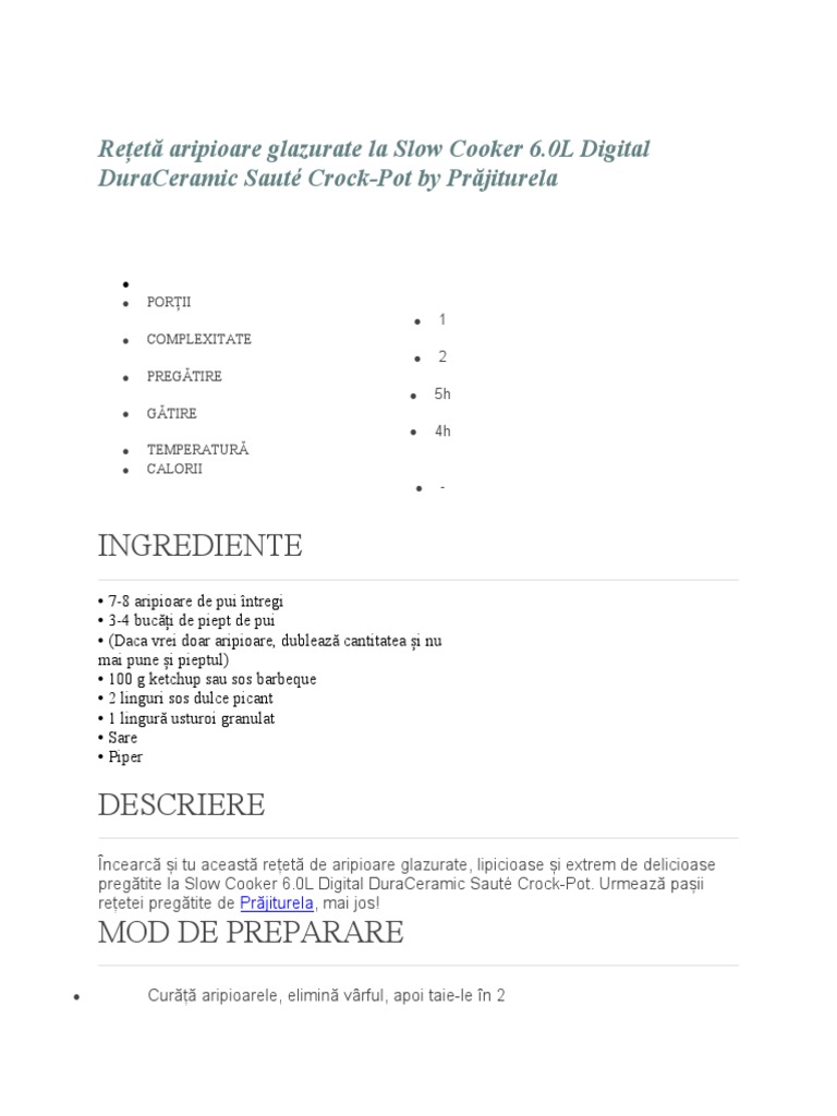 CROCKPOT | PDF