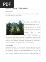 How To Prevent Deforestation Article 2