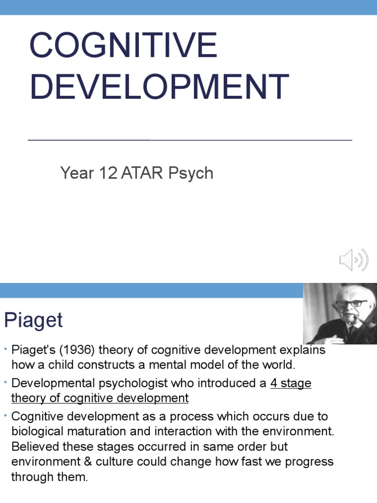 Piaget's 4 Stages of Cognitive Development | PDF | Cognitive ...