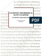 Learning Disorders and Slow Learners Pap