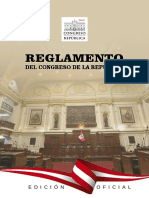 Reglamento Del Congreso - 2020